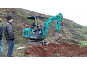 德力15-9挖掘機客戶承包果園